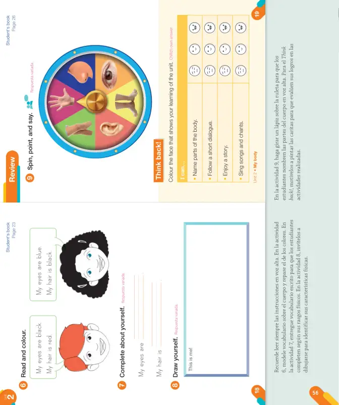 Página 58 de Inglés – Primero Básico | Student’s Book MINEDUC – Descargar PDF · 2024