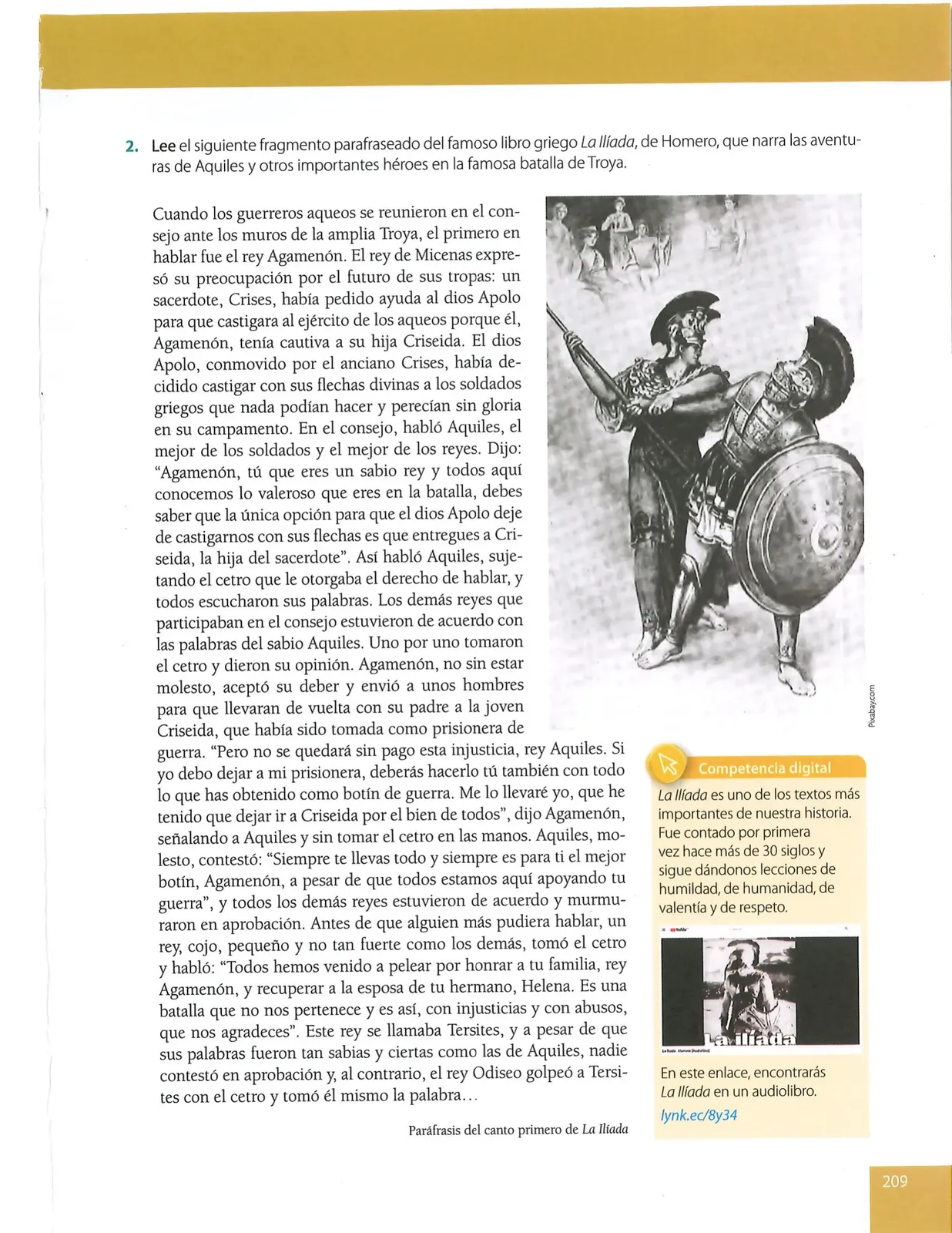 Miniatura página 209 de Lengua Y Literatura · 8 EGB · 2025