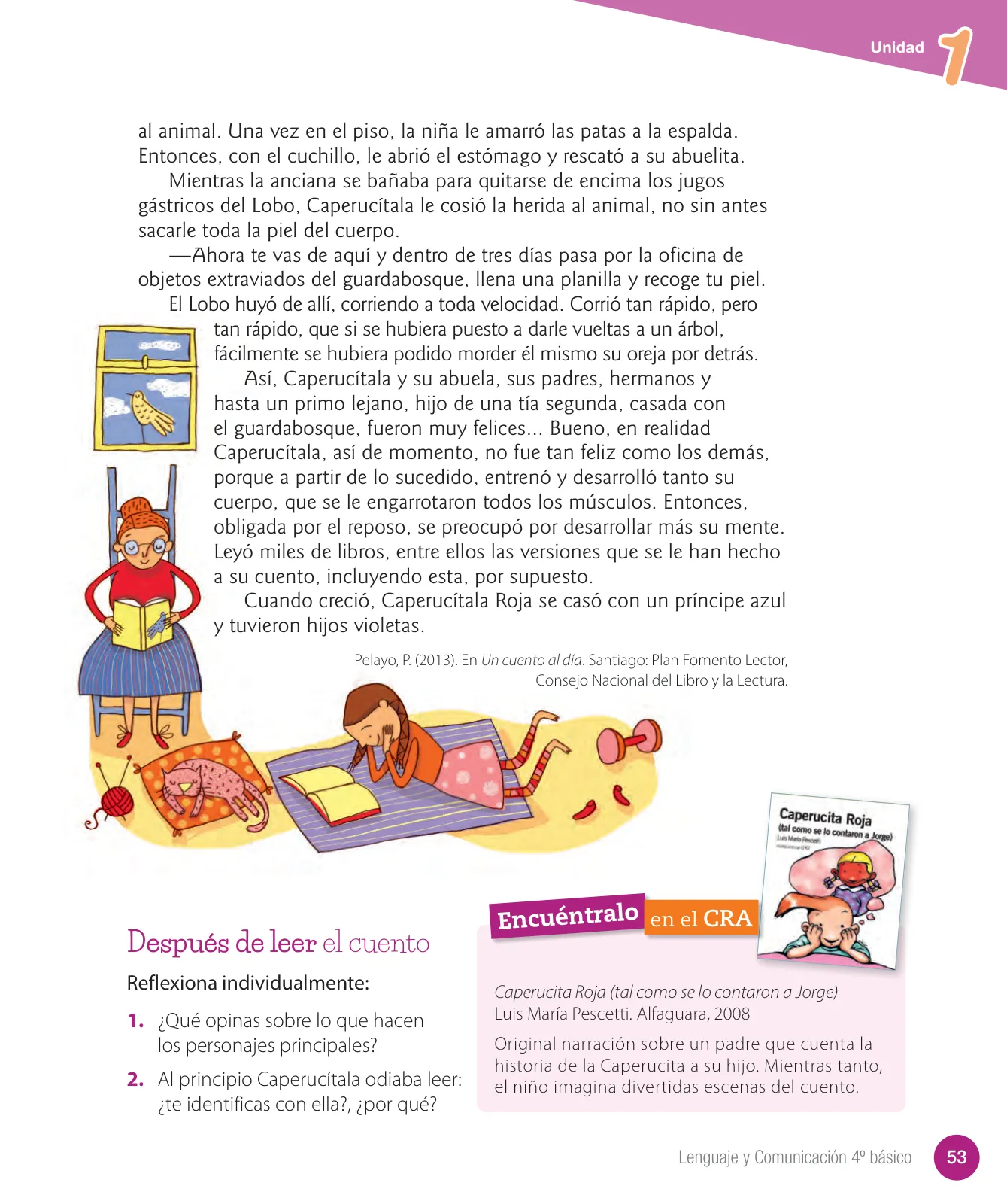 Página 55 de Lenguaje y Comunicación – Cuarto Básico | Texto del Estudiante MINEDUC – Descargar PDF · 2024