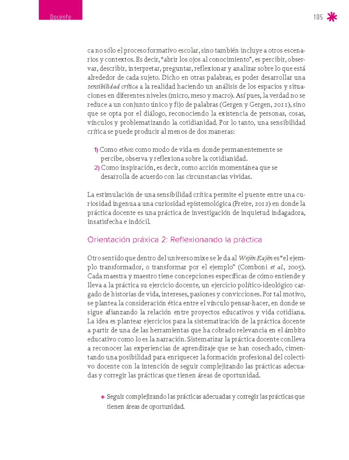 Página 106 de Un libro sin recetas para la maestra y el maestro. Fase 6. Libro de Educación Secundaria Grado 1°, 2°, 3° Ciclo Escolar 2025 - 2026