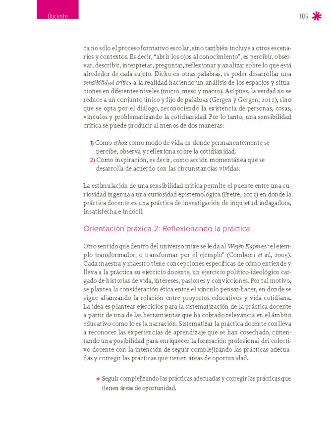 Página 106 de Un libro sin recetas para la maestra y el maestro. Fase 6. Libro de Educación Secundaria Grado 1°, 2°, 3° Ciclo Escolar 2025 - 2026