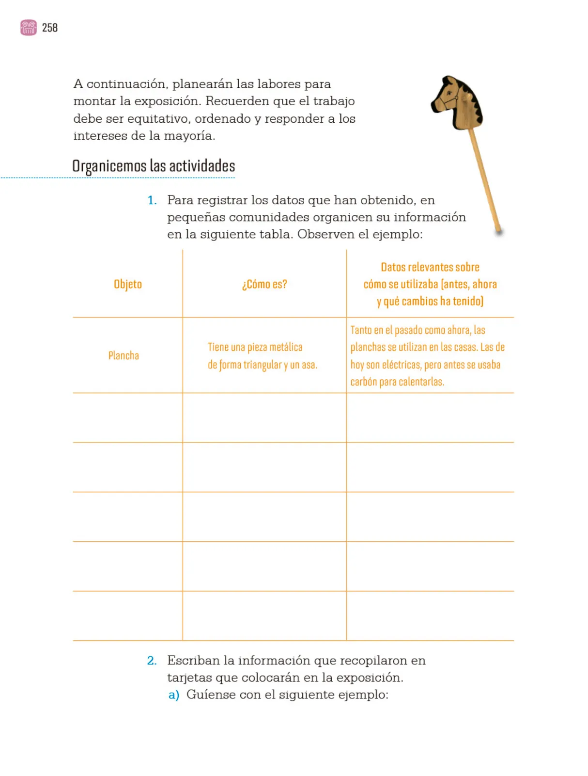 Página 261 de Proyectos Comunitarios.   Libro de Educación Primaria Grado 4°  Ciclo Escolar 2025 - 2026