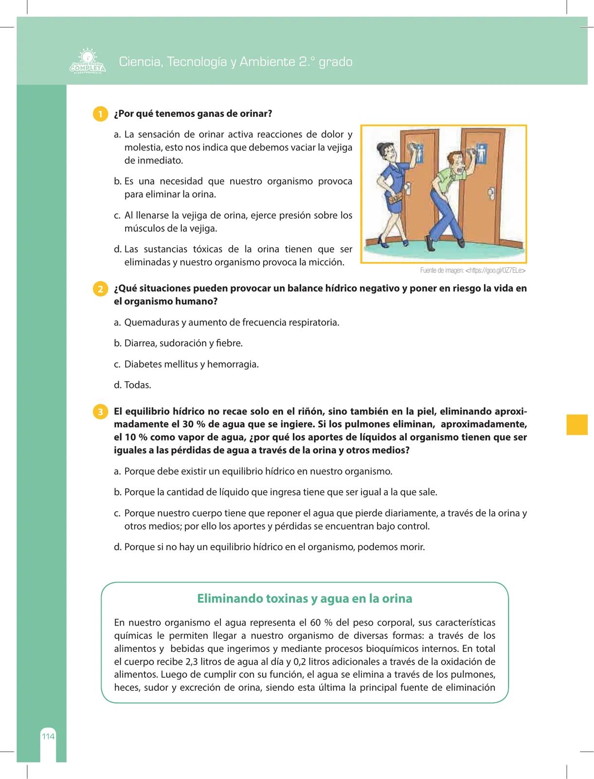 Miniatura página 114 de Ciencia, Tecnología y Ambiente 2 : cuaderno de reforzamiento pedagógico - JEC · 2016