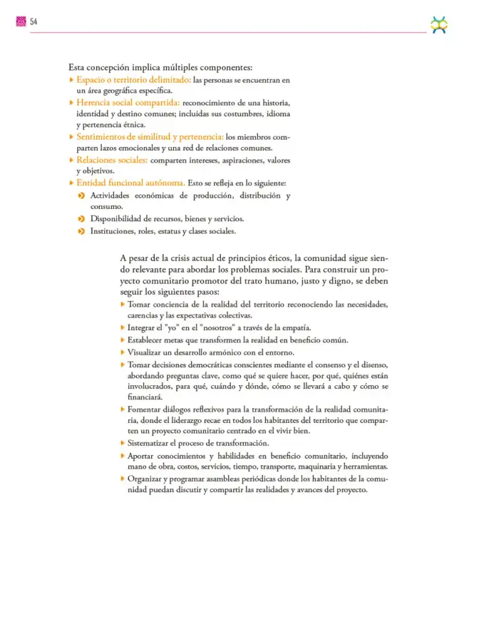 Página 55 de Colección Nanahuatzin. De lo humano y lo comunitario. Libro de Educación Secundaria Grado 3° Ciclo Escolar 2025 - 2026