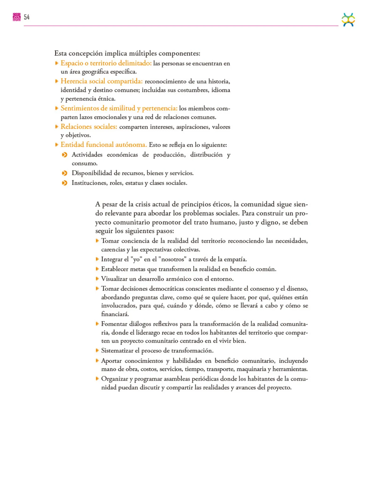 Miniatura página 55 de Colección Nanahuatzin. De lo humano y lo comunitario.   Libro de Educación Secundaria Grado 3°  Ciclo Escolar 2025 - 2026