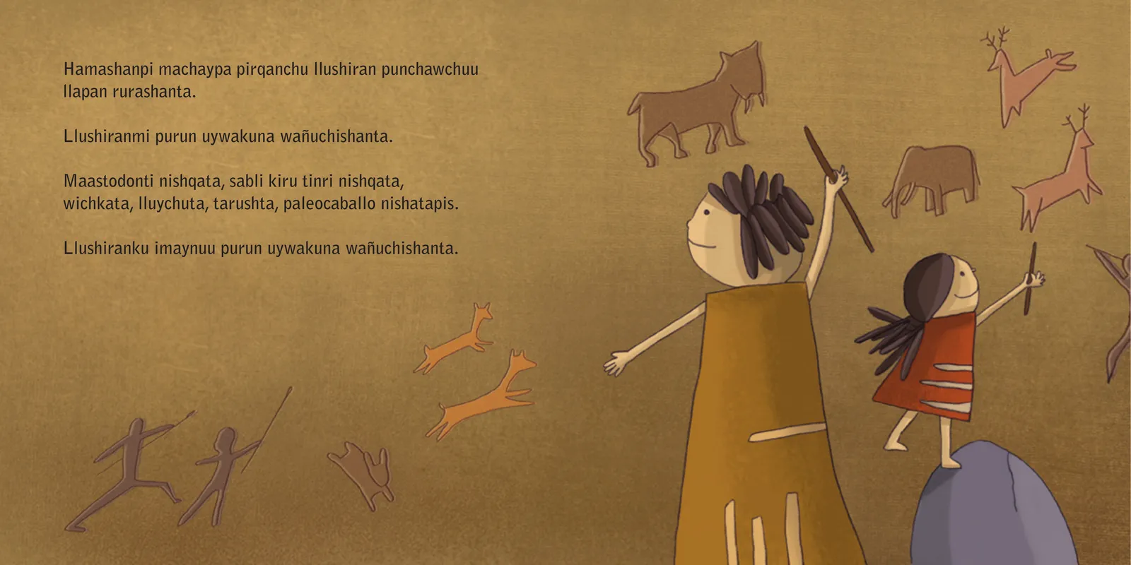 Miniatura página 6 de Unay wata ñawpata - Antes muy antes. Willakuy 5, Quechua Huánuco · 2009