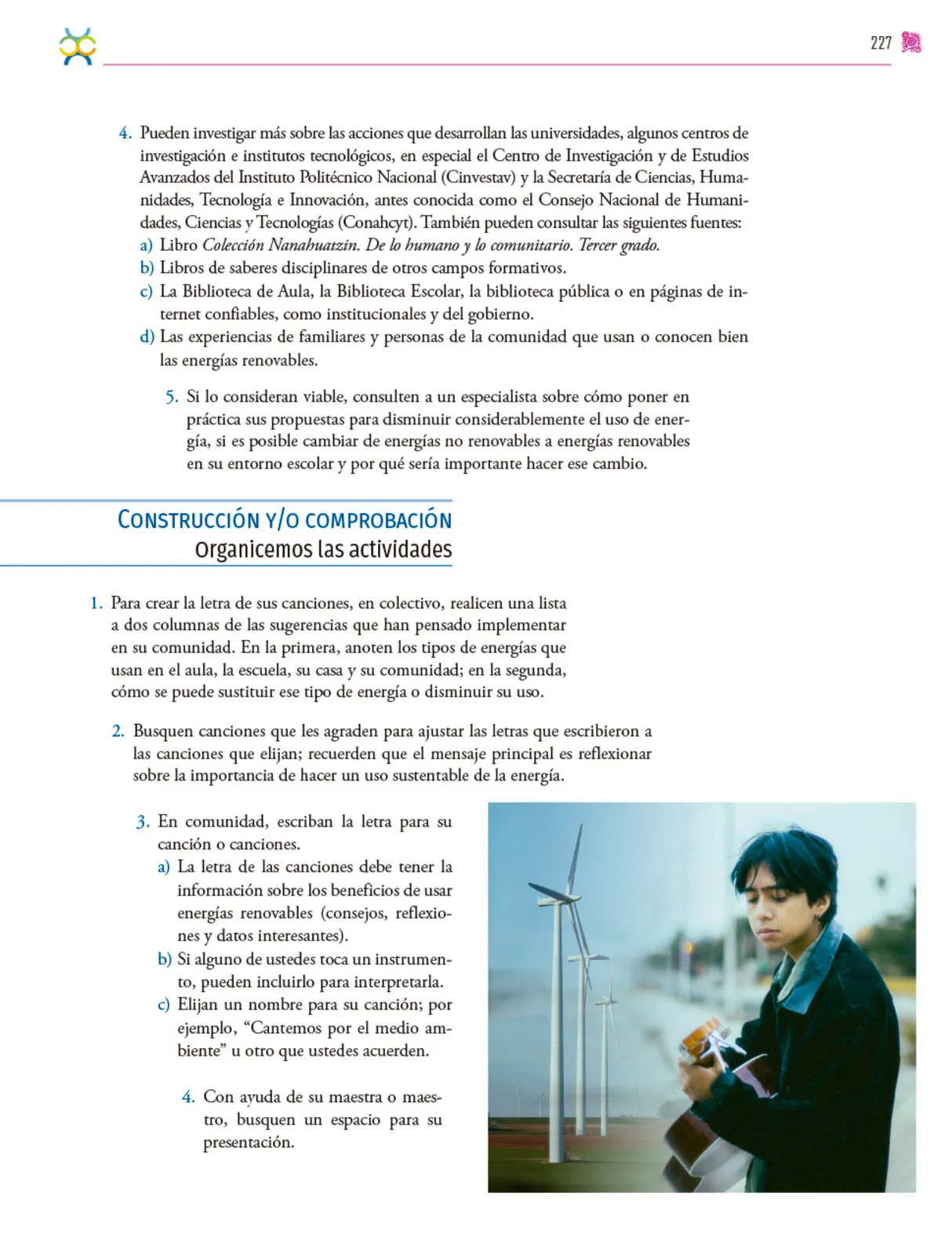 Miniatura página 228 de Colección Nanahuatzin. Nuestro libro de proyectos.   Libro de Educación Secundaria Grado 3°  Ciclo Escolar 2025 - 2026