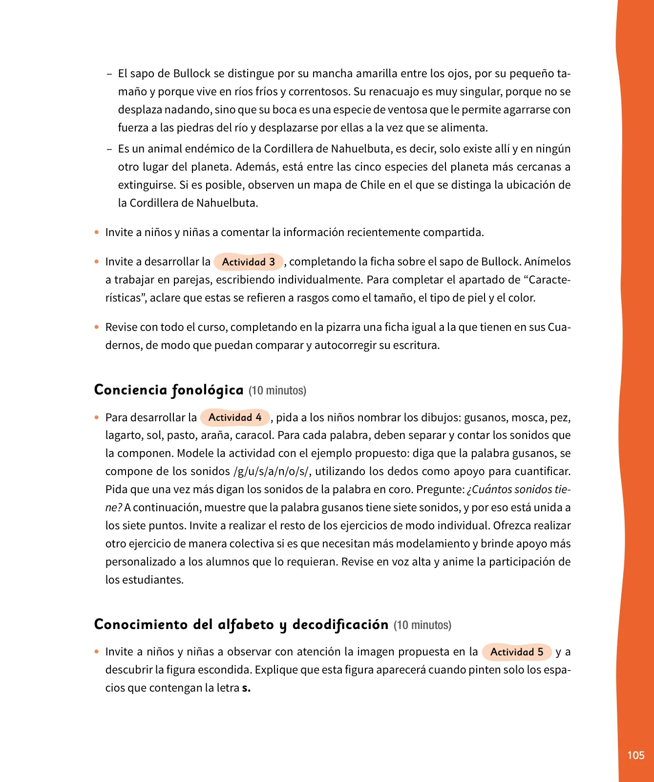 Página 106 de Lenguaje y Comunicación – Primero Básico | Texto del Estudiante MINEDUC – Descargar PDF · 2024