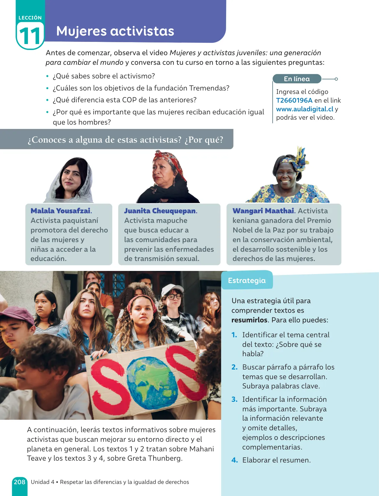 Miniatura página 210 de Lenguaje y Comunicación – Sexto Básico | Texto del Estudiante MINEDUC – Descargar PDF · 2024
