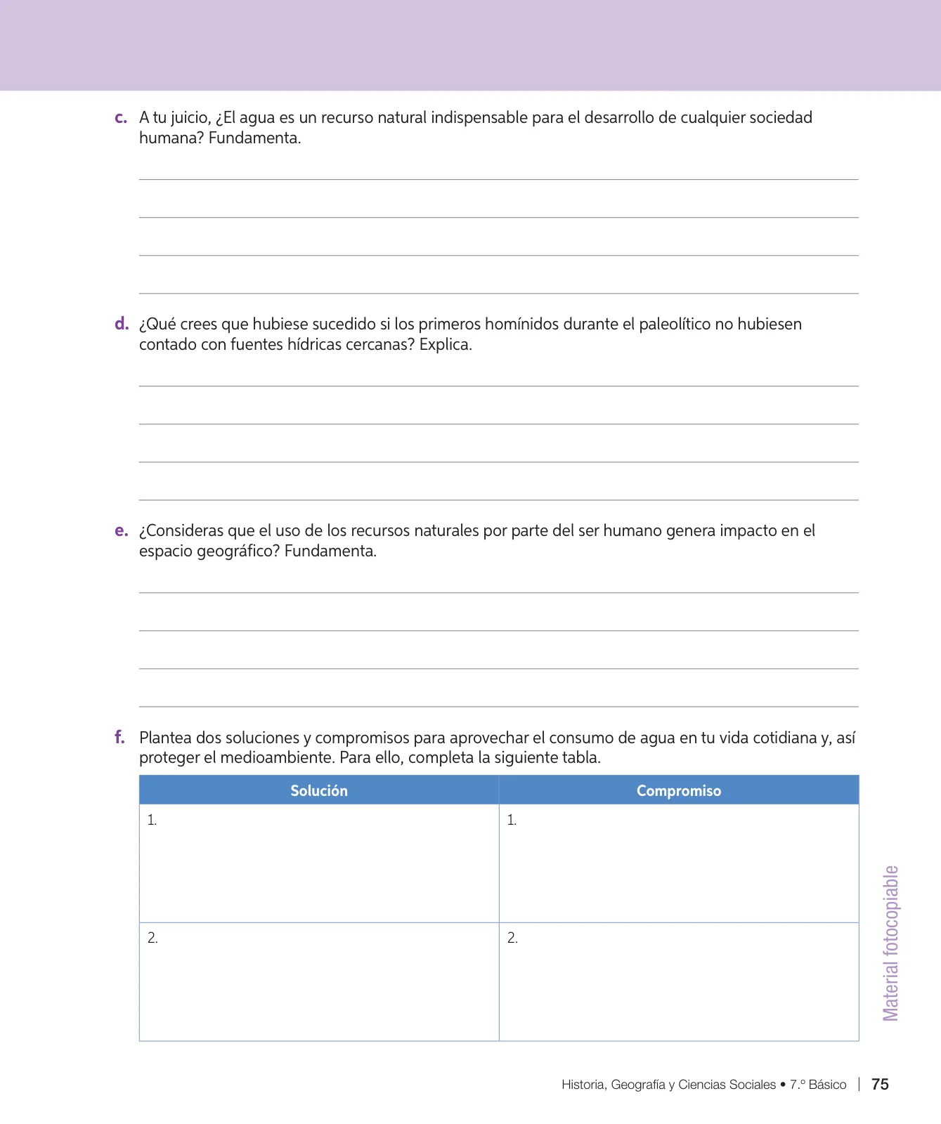 Página 76 de Historia, Geografía y Ciencias Sociales – Séptimo Básico | Texto del Estudiante MINEDUC – Descargar PDF · 2024