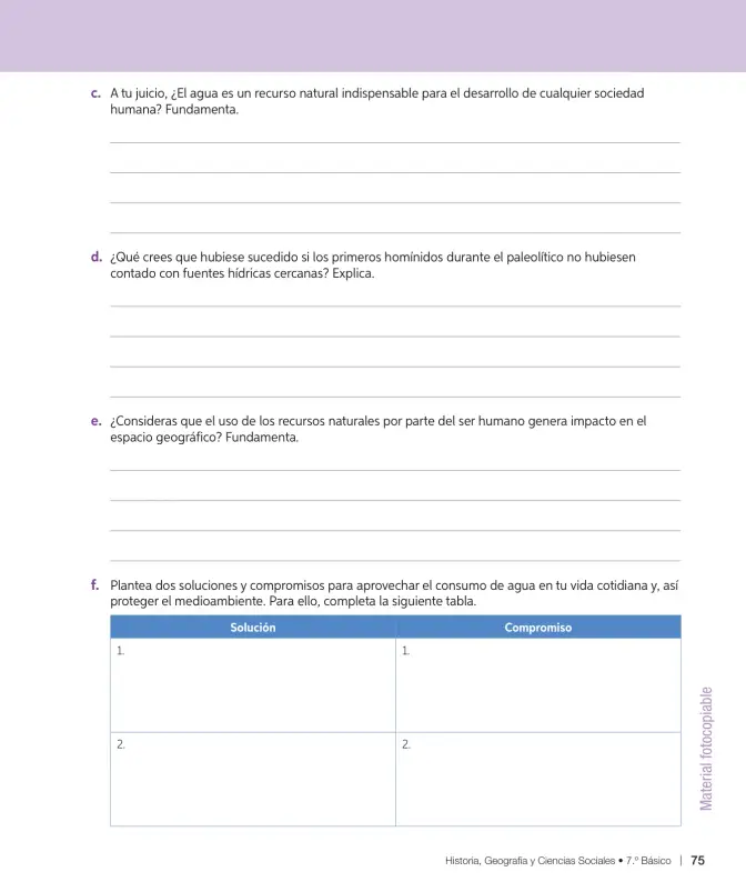 Página 76 de Historia, Geografía y Ciencias Sociales – Séptimo Básico | Texto del Estudiante MINEDUC – Descargar PDF · 2024
