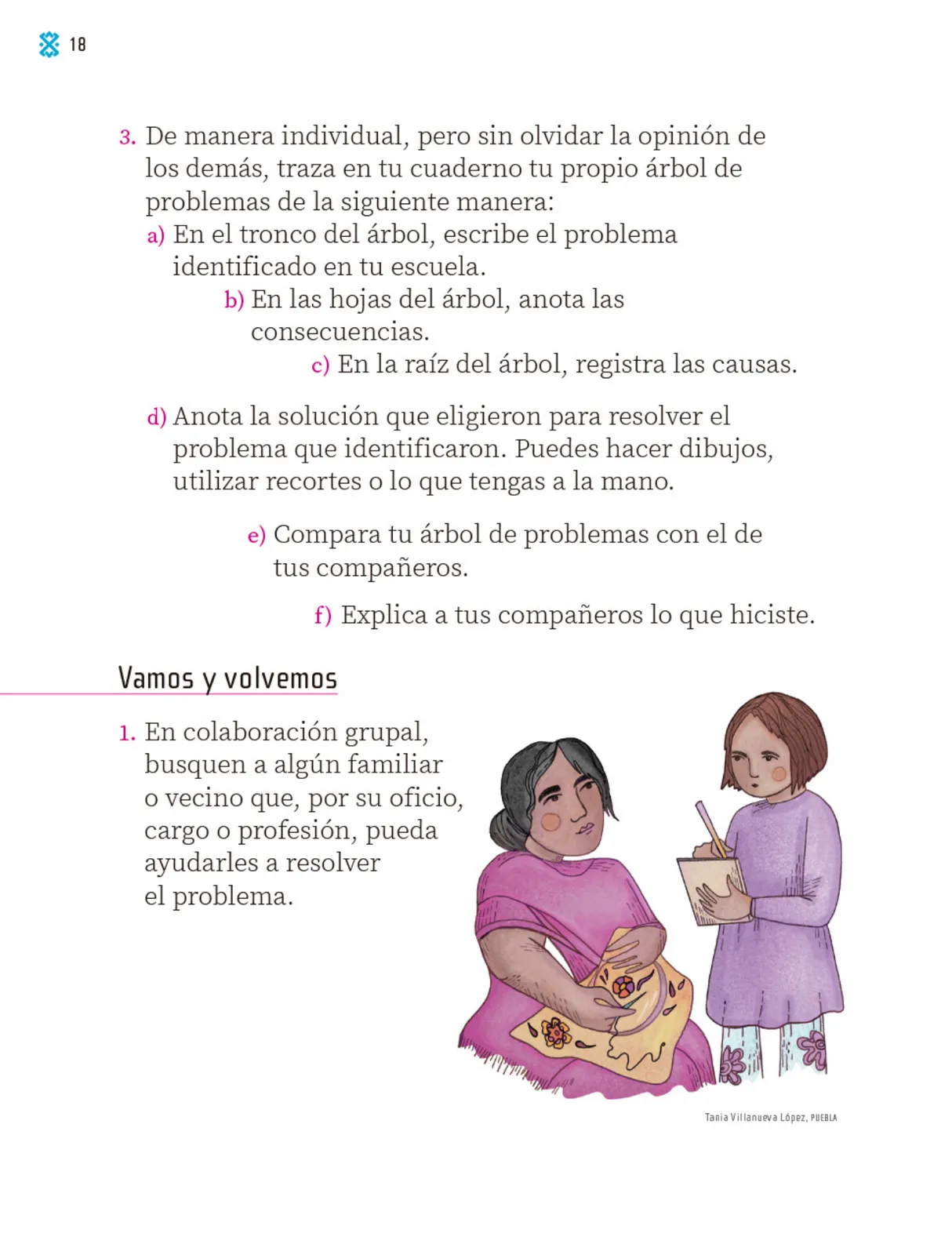 Miniatura página 19 de Proyectos Comunitarios.   Libro de Educación Primaria Grado 1°  Ciclo Escolar 2025 - 2026