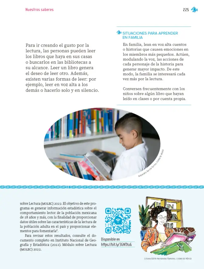 Página 226 de Nuestros saberes: Libro para alumnos, maestros y familia. Libro de Educación Primaria Grado 1° Ciclo Escolar 2025 - 2026