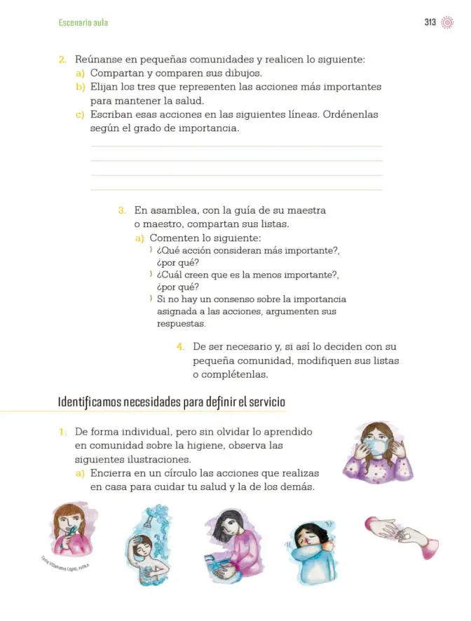 Página 316 de Proyectos de Aula. Libro de Educación Primaria Grado 3° Ciclo Escolar 2025 - 2026