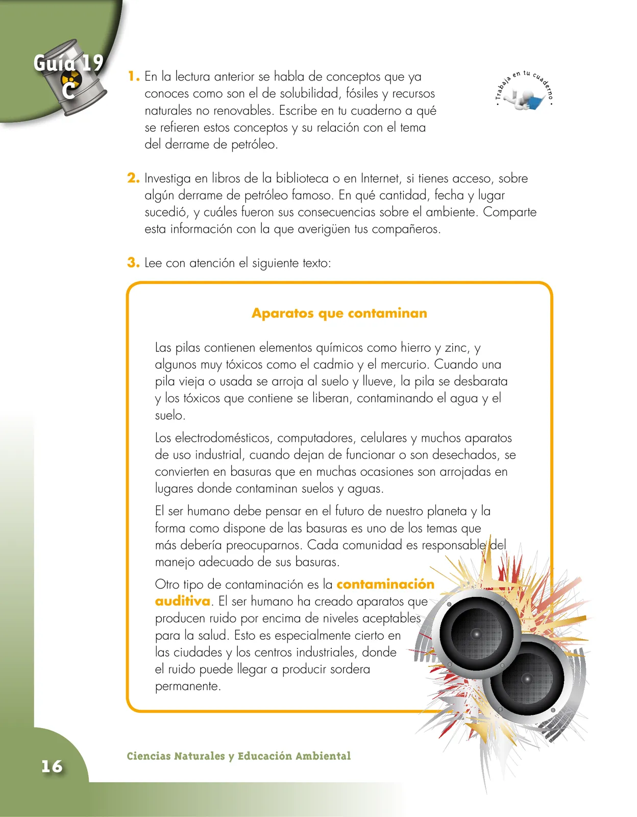 Miniatura página 16 de Ciencias Naturales 4° · Cartilla 03