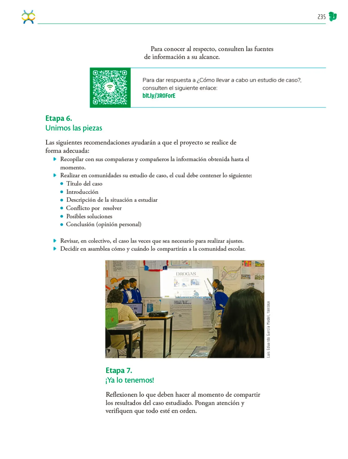 Miniatura página 236 de Colección Ximhai. Nuestro libro de Proyectos.  Tomo III.  Libro de Educación Telesecundaria Grado 1°  Ciclo Escolar 2025 - 2026