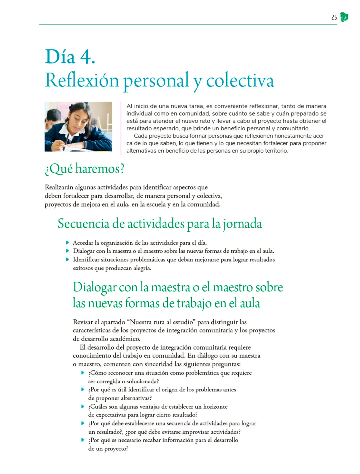 Miniatura página 26 de Colección Ximhai. Nuestro libro de Proyectos. Tomo I.   Libro de Educación Telesecundaria Grado 1°  Ciclo Escolar 2025 - 2026
