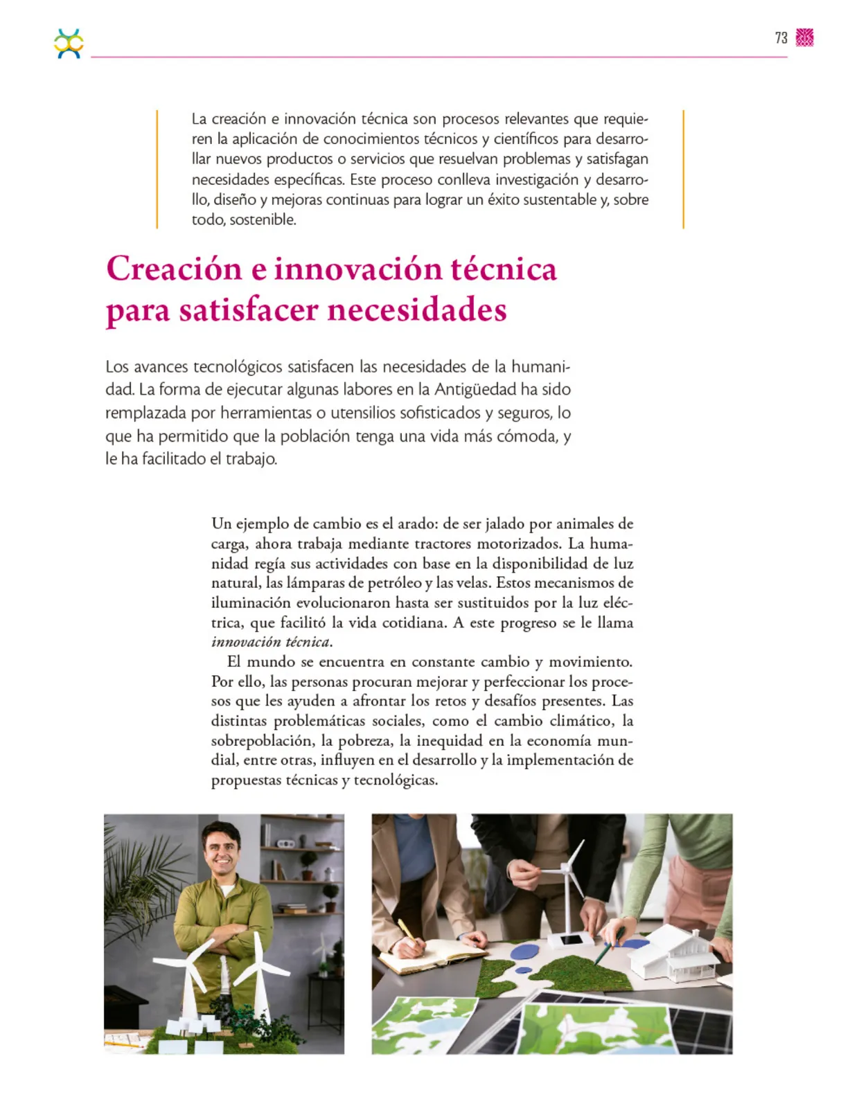 Miniatura página 74 de Colección Ximhai. De lo humano y lo comunitario.   Libro de Educación Secundaria Grado 1°  Ciclo Escolar 2025 - 2026