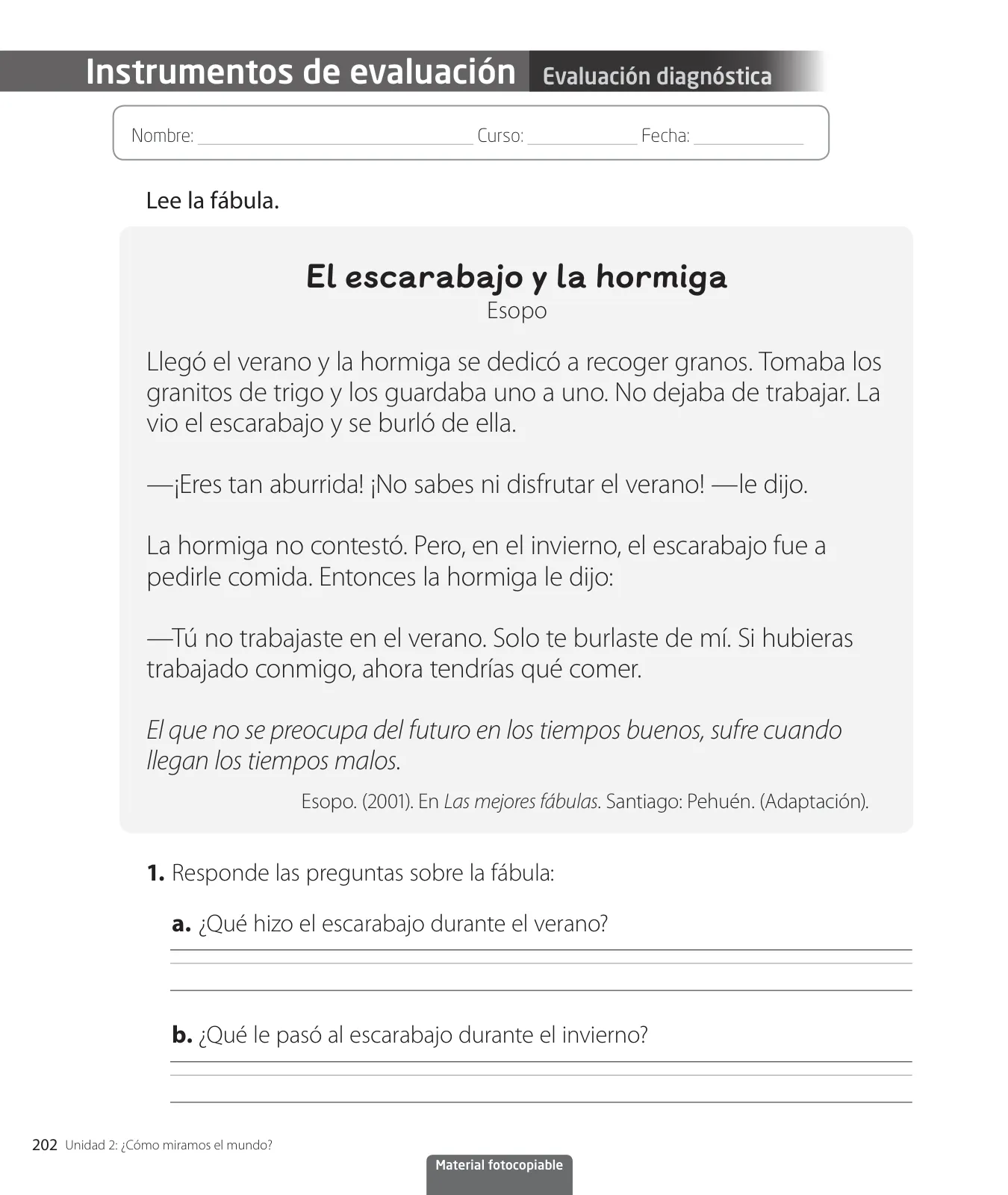Página 204 de Lenguaje y Comunicación – Segundo Básico – Texto del Estudiante MINEDUC – Descargar PDF · 2024