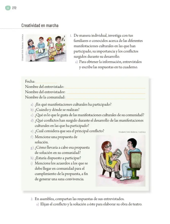Página 275 de Proyectos Comunitarios. Libro de Educación Primaria Grado 6° Ciclo Escolar 2025 - 2026