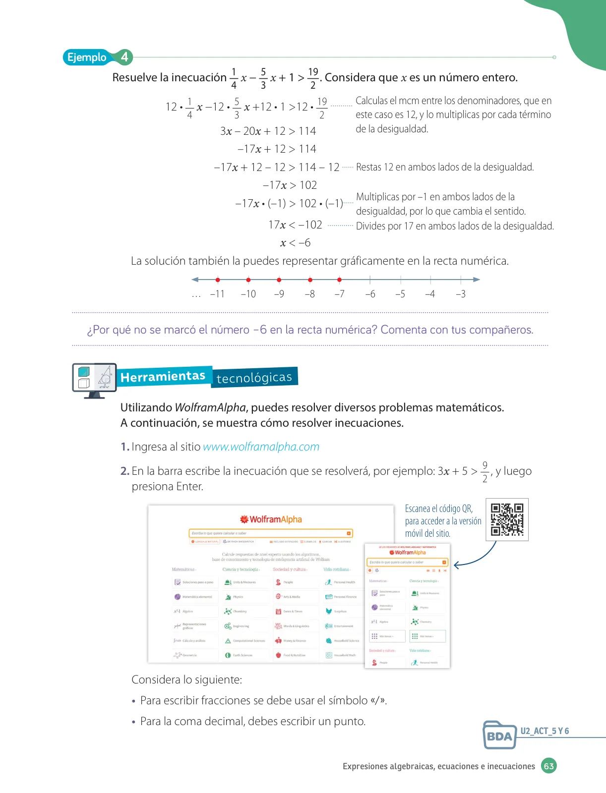 Miniatura página 65 de Matemática – Octavo Básico | Texto del Estudiante MINEDUC – Descargar PDF · 2024
