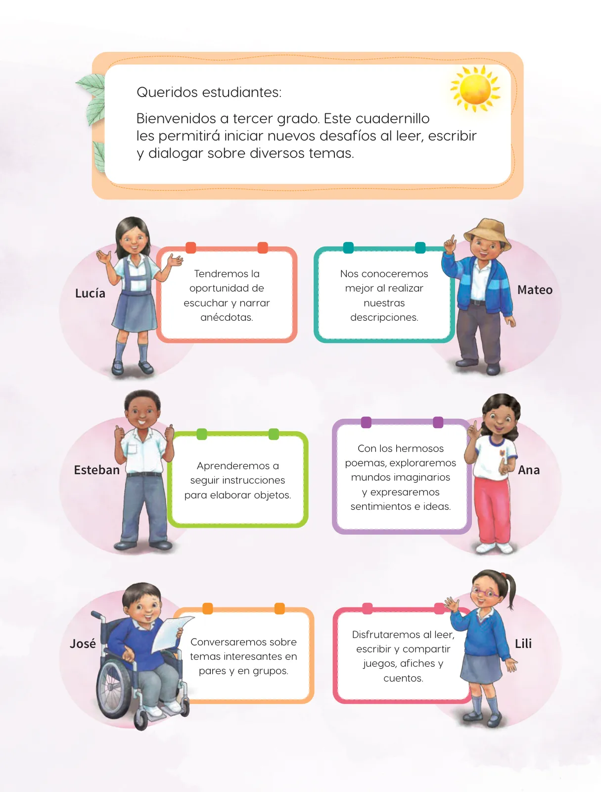 Miniatura página 5 de Cuadernillo de Comunicación 3, tercer grado de Primaria · 2023