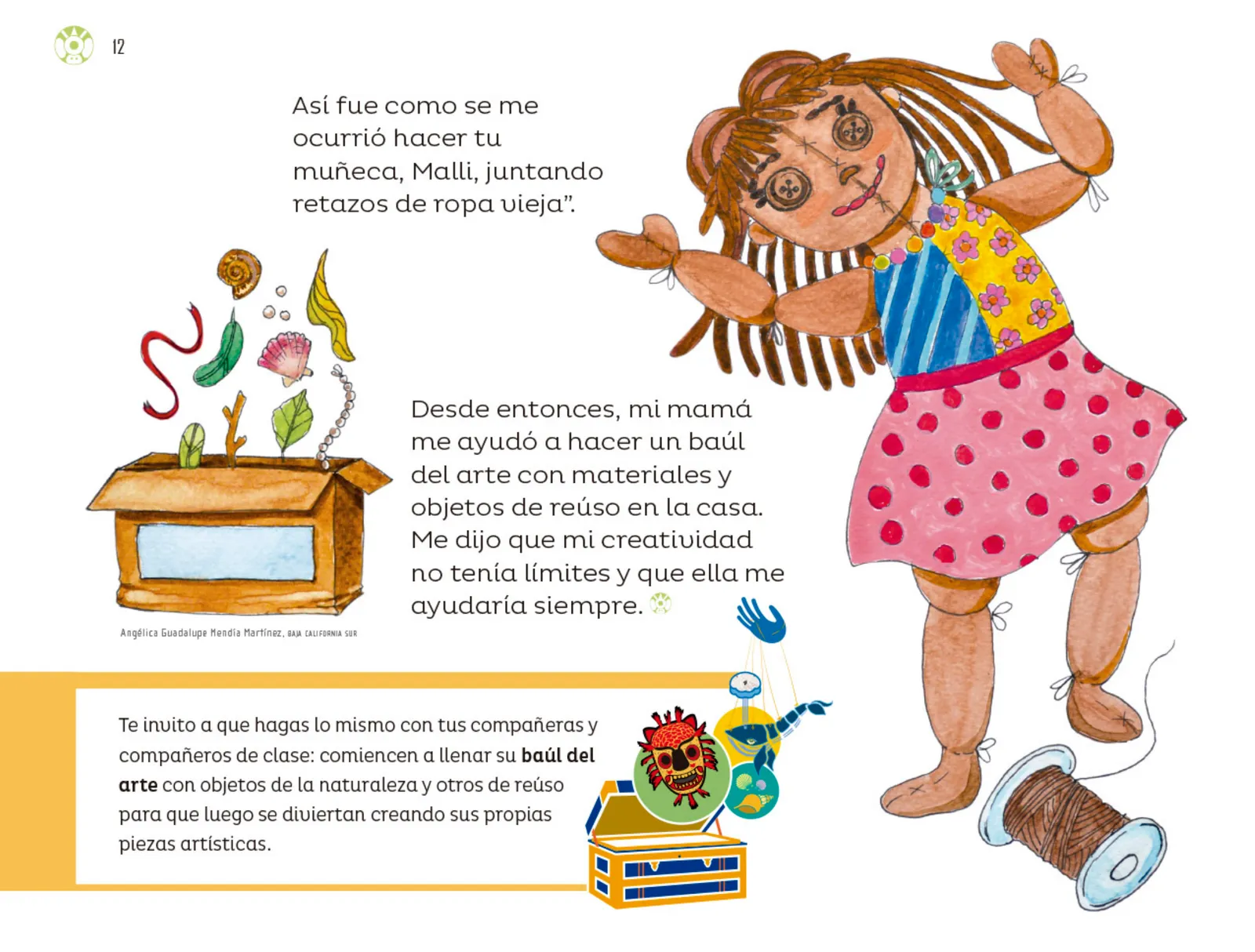 Página 13 de Múltiples lenguajes. Libro de Educación Preescolar Grado 3° Ciclo Escolar 2025 - 2026
