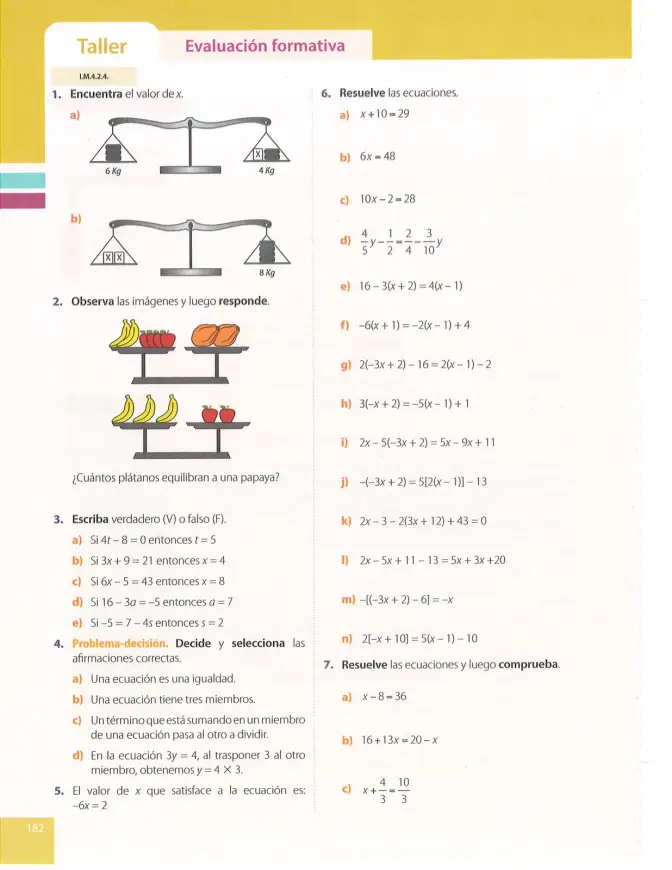 Página 182 de Matematica 9° · Egb 9 Matematica 2025 · 2025