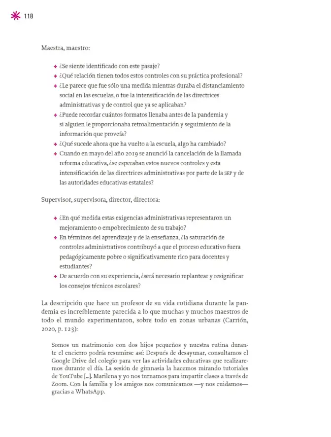 Página 119 de Un libro sin recetas para la maestra y el maestro. Fase 6. Libro de Educación Telesecundaria Grado 1°, 2°, 3° Ciclo Escolar 2025 - 2026