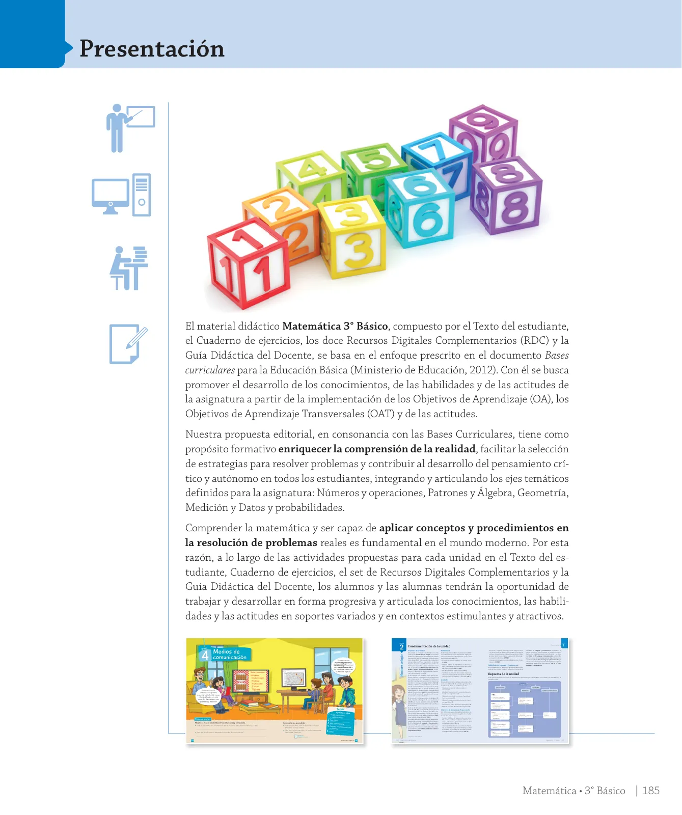 Página 5 de Matemática – Tercero Básico | Texto del Estudiante MINEDUC – Descargar PDF · 2024