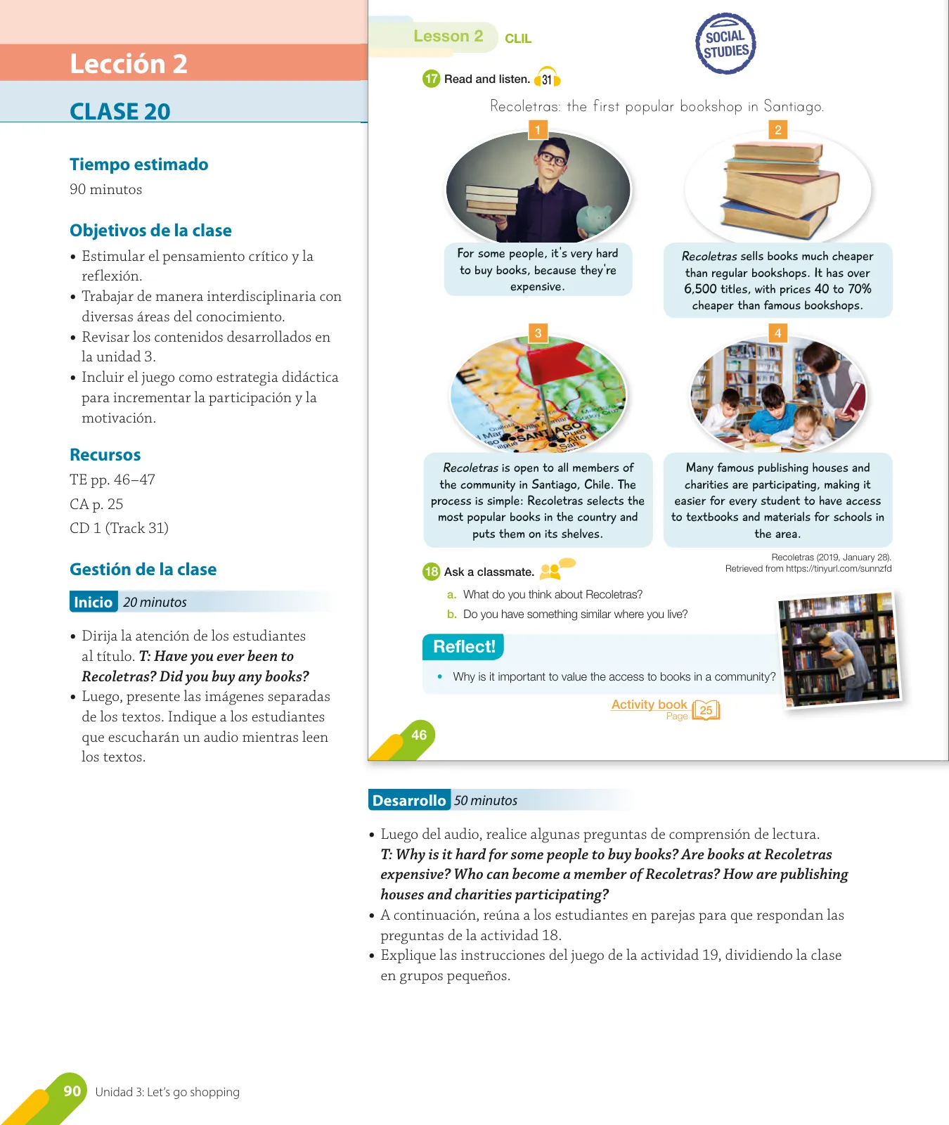 Miniatura página 92 de Inglés – Quinto Básico | Texto del Estudiante MINEDUC – Descargar PDF · 2024