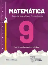 Portada de Matematica 9° · Egb 9 Matematica 2025 · 2025