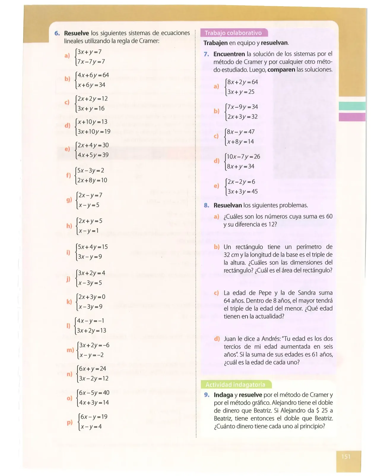 Miniatura página 151 de Matematica · 10 EGB · 2025