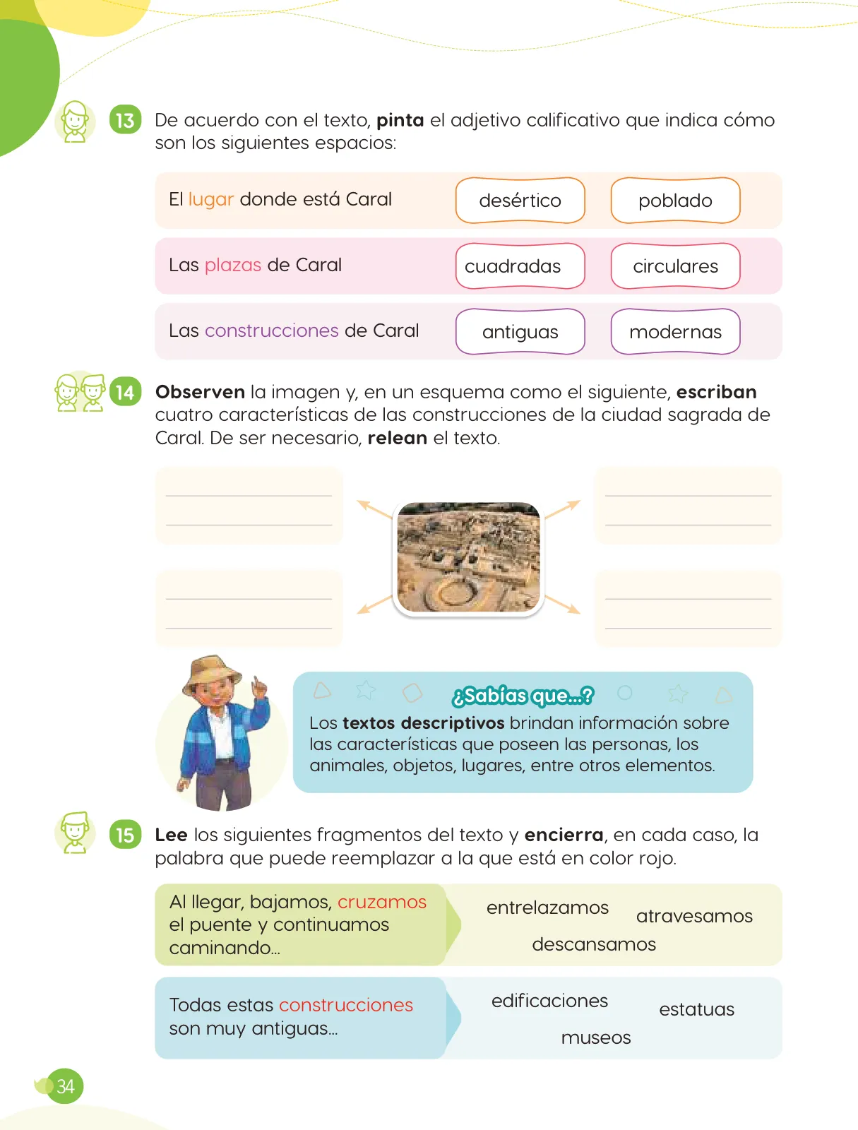 Página 36 de Cuadernillo de Comunicación 4. Cuarto grado de Primaria · 2024