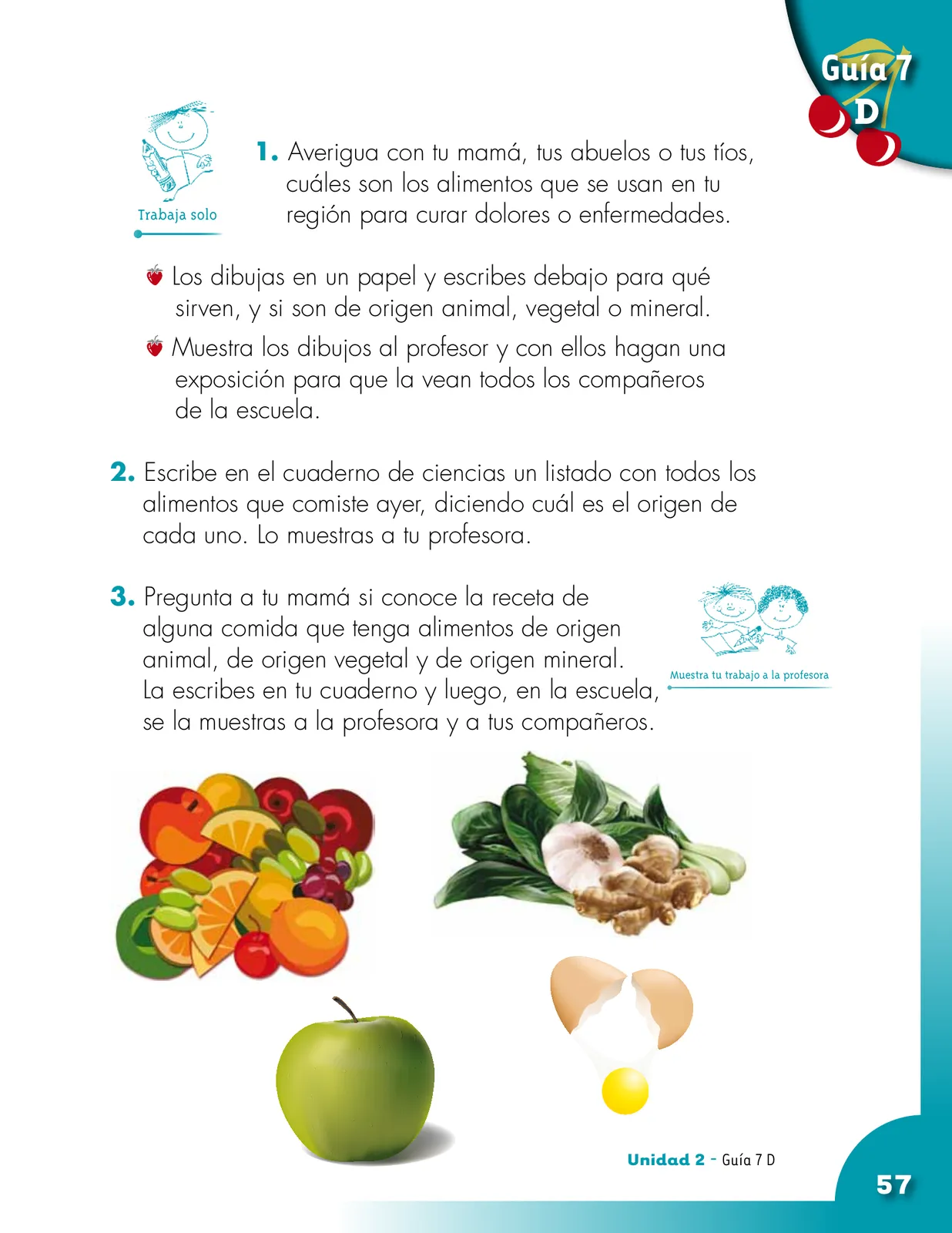 Página 57 de Ciencias Naturales 2° · Cartilla 01