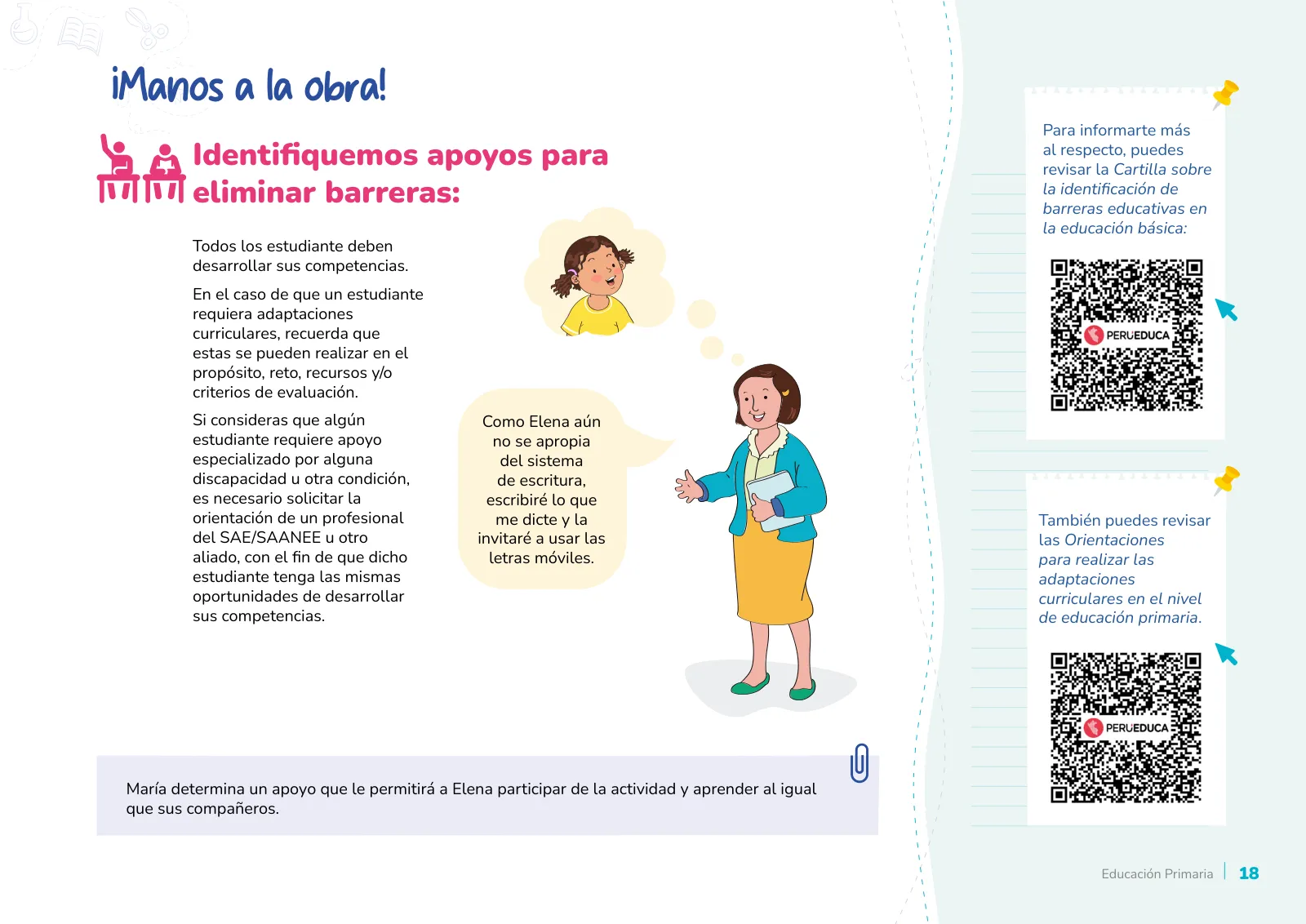 Miniatura página 18 de Orientaciones para el inicio del año escolar 2025 : educación primaria · 2025