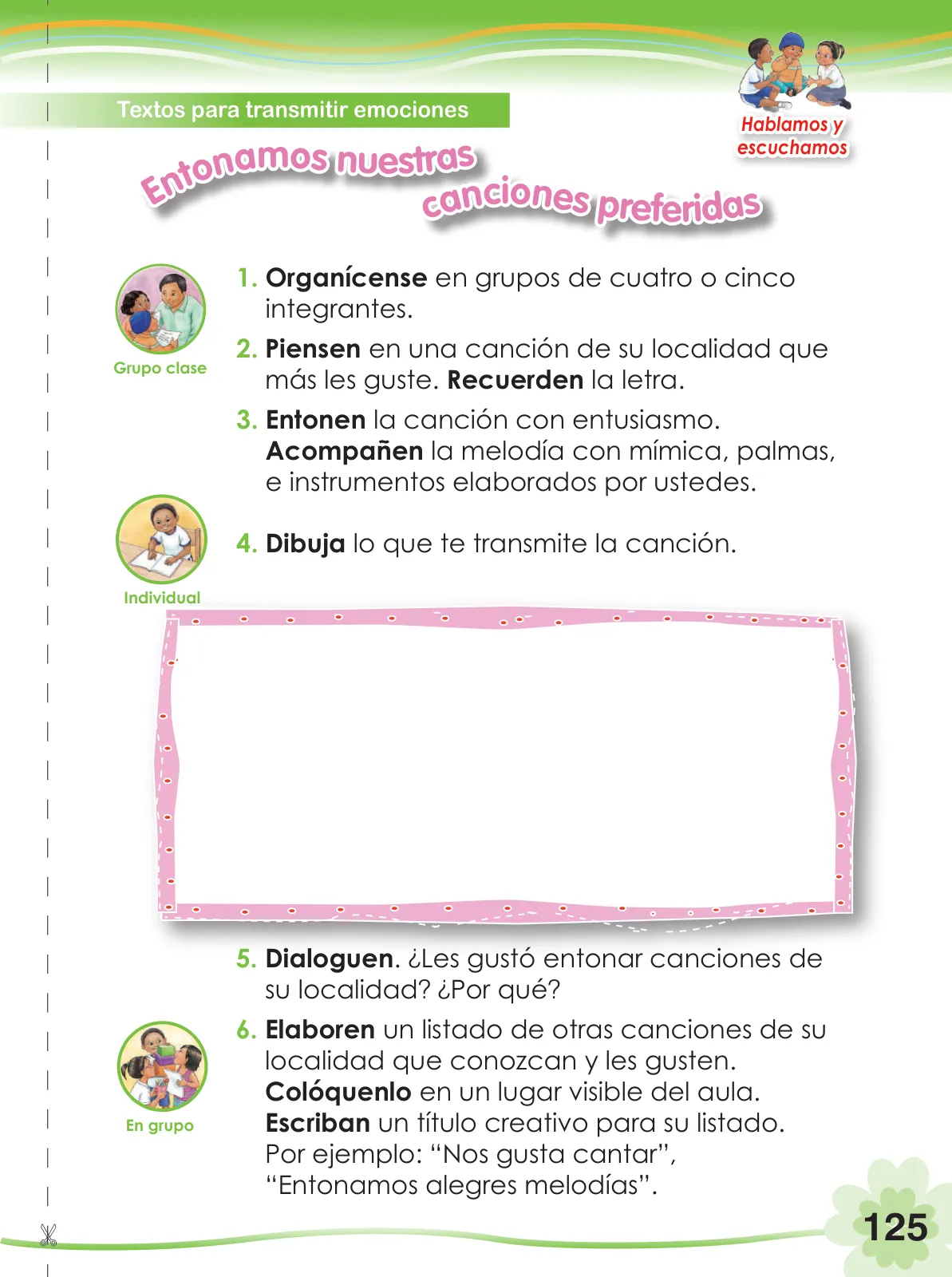 Página 127 de Comunicación 2 : cuaderno de trabajo para segundo grado de Educación Primaria 2019 · 2019