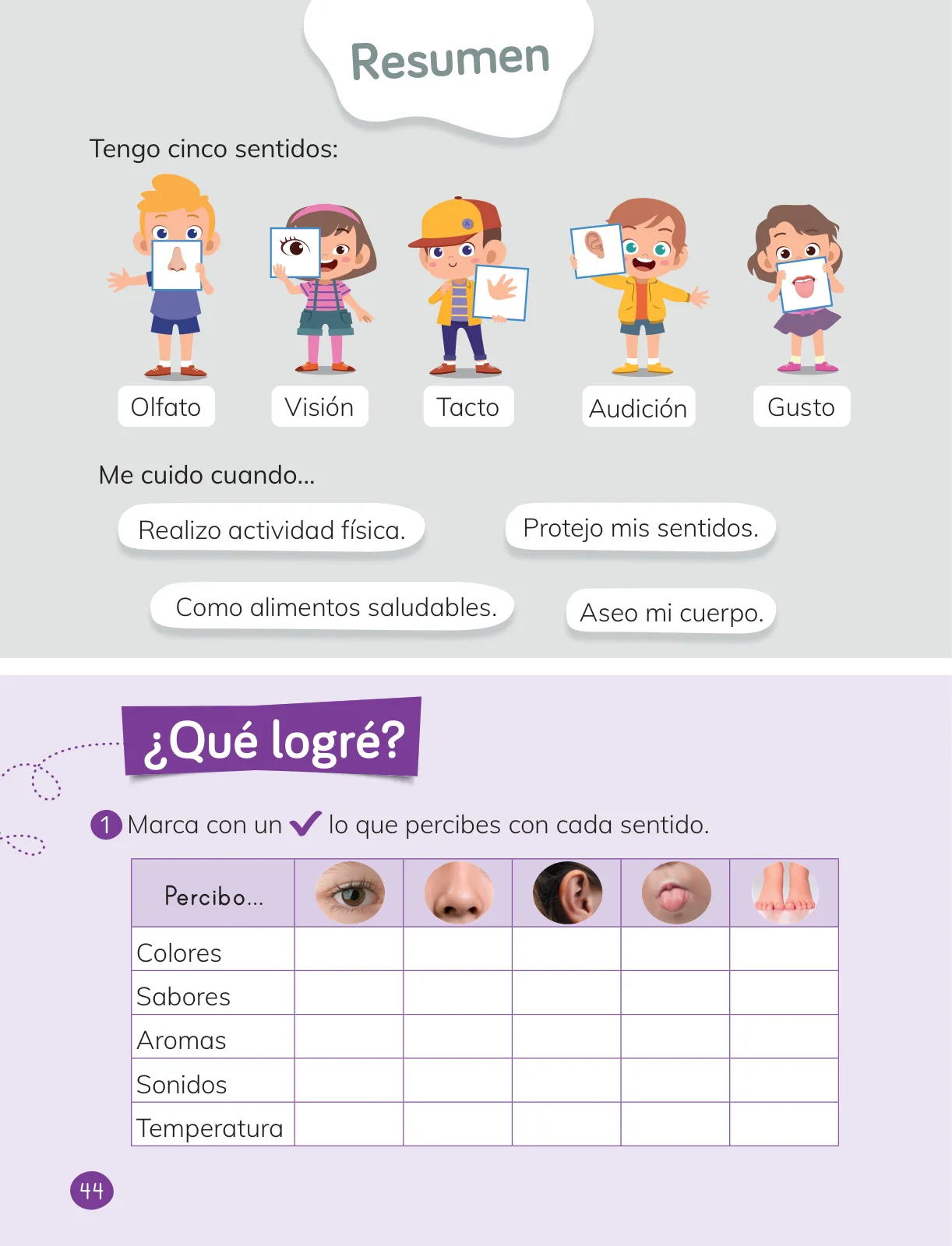 Página 46 de Ciencias Naturales – Primero Básico | Texto del Estudiante (MINEDUC) – Descargar PDF · 2024
