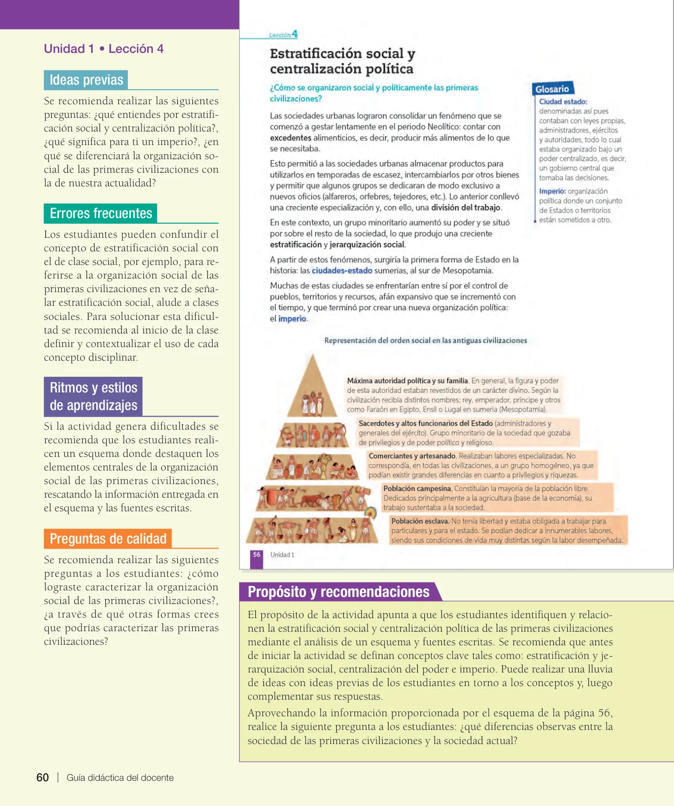 Página 61 de Historia, Geografía y Ciencias Sociales – Séptimo Básico | Texto del Estudiante MINEDUC – Descargar PDF · 2024