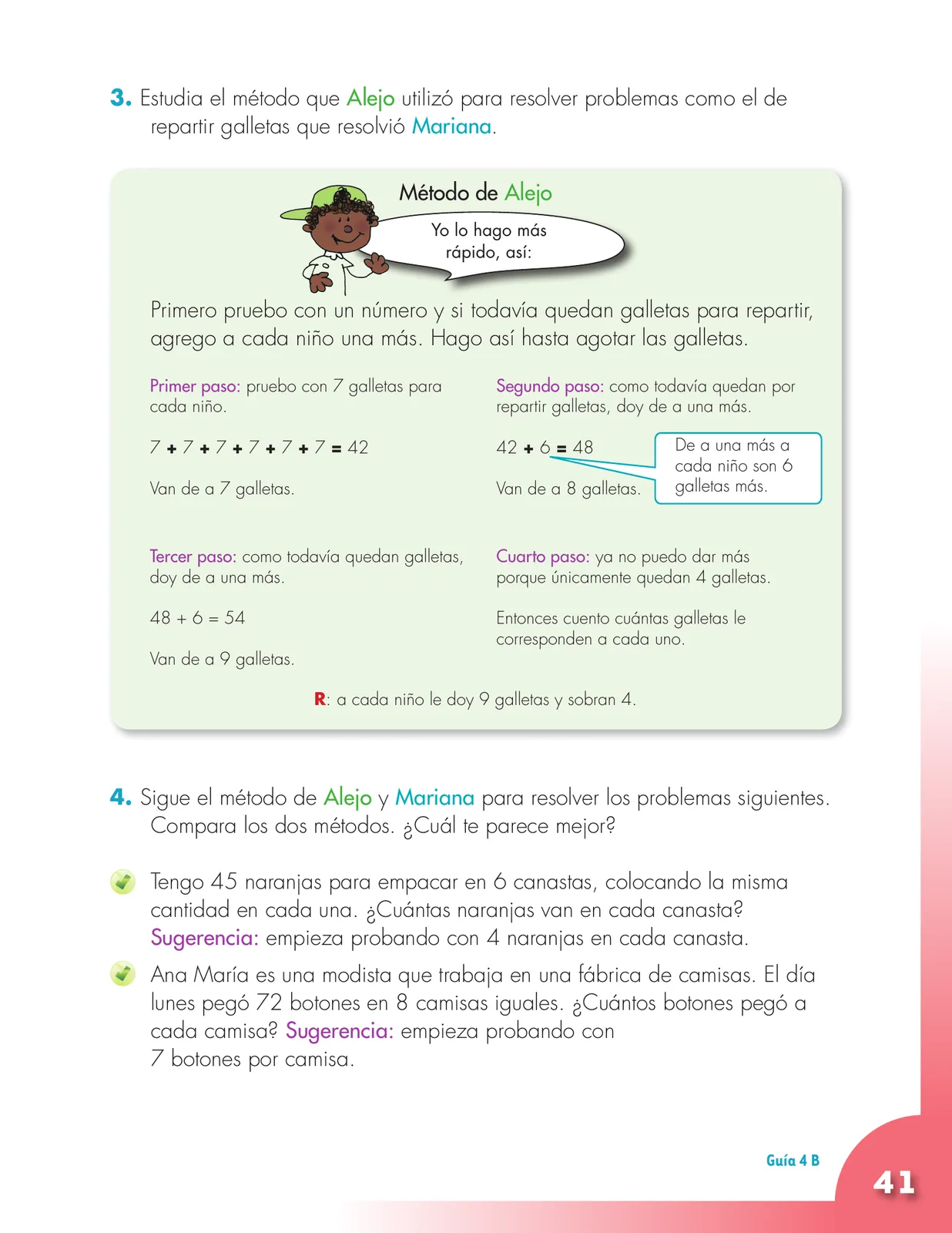 Página 41 de Matematica 3° · Cartilla 01