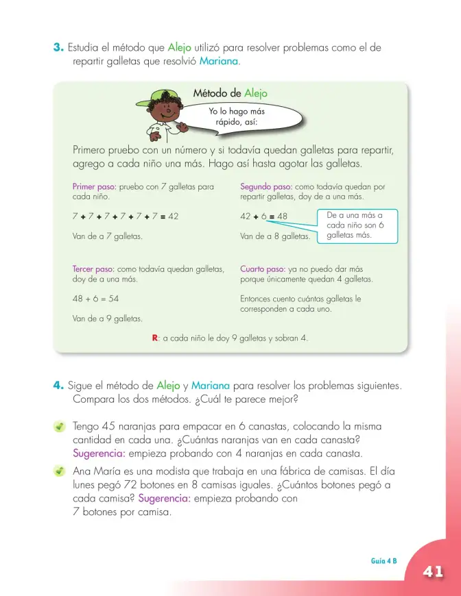 Página 41 de Matematica 3° · Cartilla 01