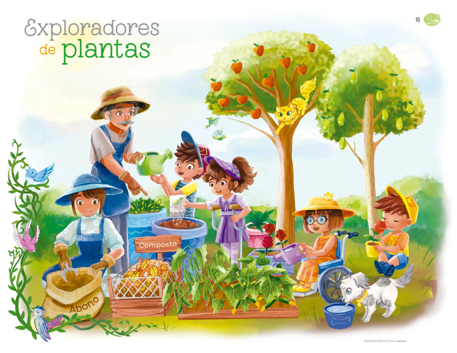 Miniatura página 19 de Explorar e imaginar con mi libro de Preescolar.   Libro de Educación Preescolar Grado 1°  Ciclo Escolar 2025 - 2026