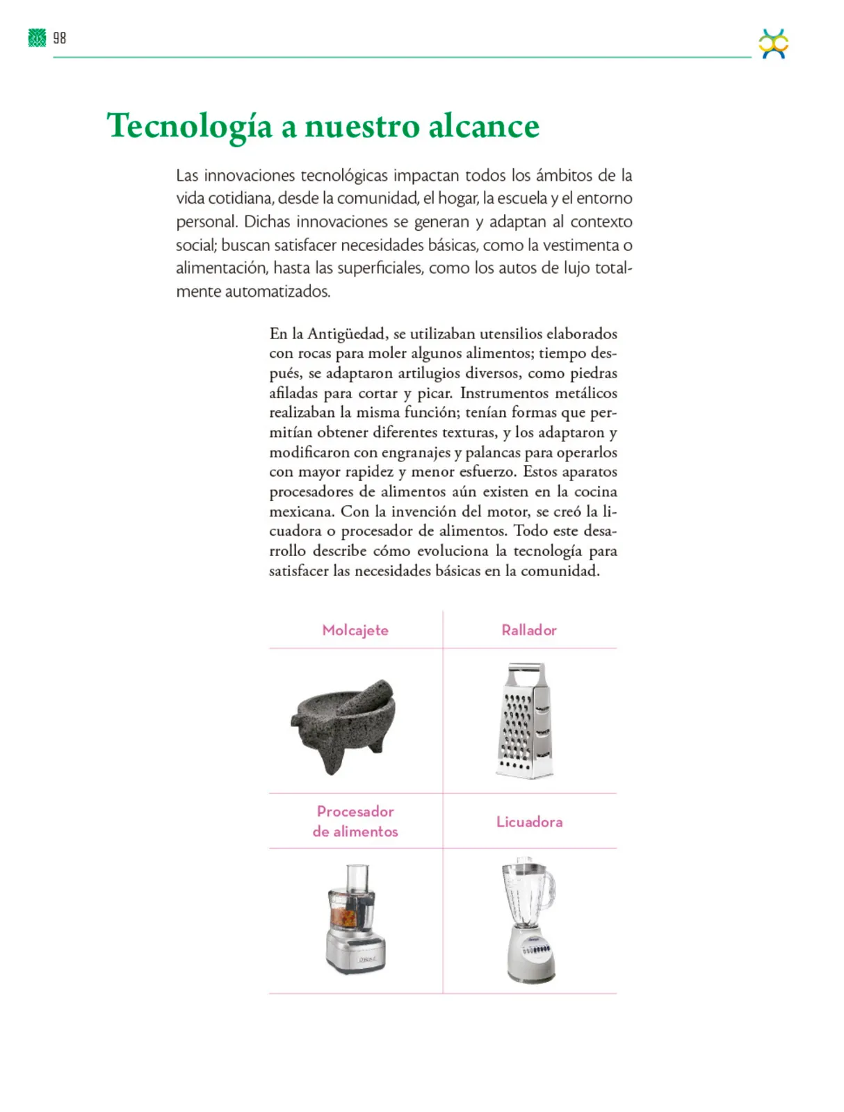 Página 99 de Colección Ximhai. De lo humano y lo comunitario. Libro de Educación Telesecundaria Grado 1° Ciclo Escolar 2025 - 2026