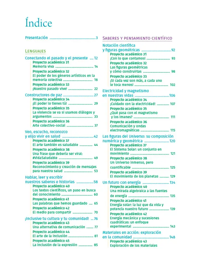 Página 9 de Colección Sk´asolil. Nuestro libro de Proyectos. Tomo III. Libro de Educación Telesecundaria Grado 2° Ciclo Escolar 2025 - 2026