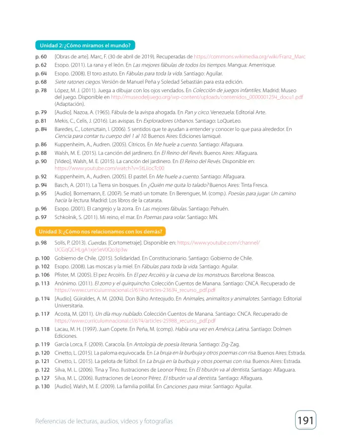 Página 193 de Lenguaje y Comunicación – Segundo Básico – Texto del Estudiante MINEDUC – Descargar PDF · 2024