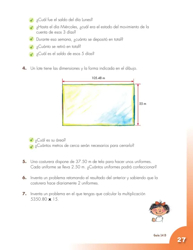 Página 27 de Matematica 5° · Cartilla 03