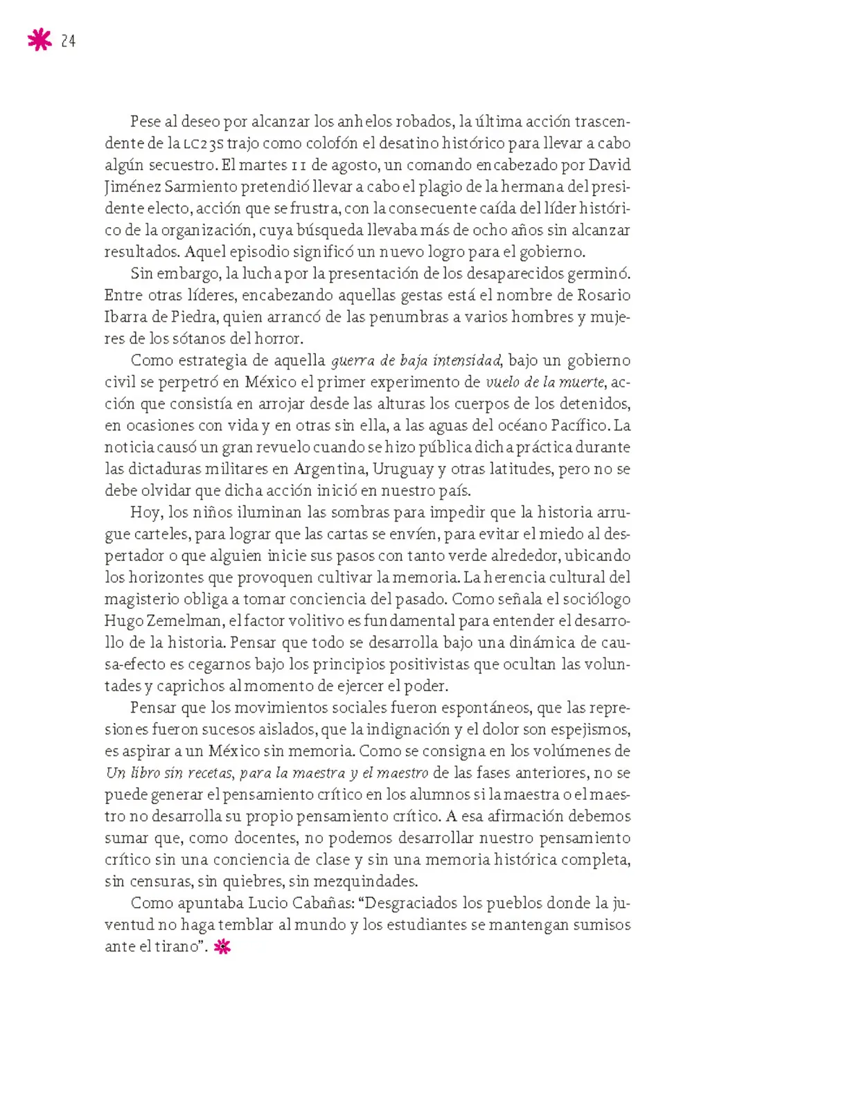 Miniatura página 25 de Un libro sin recetas para la maestra y el maestro. Fase 6.  Libro de Educación Secundaria Grado 1°, 2°, 3°  Ciclo Escolar 2025 - 2026
