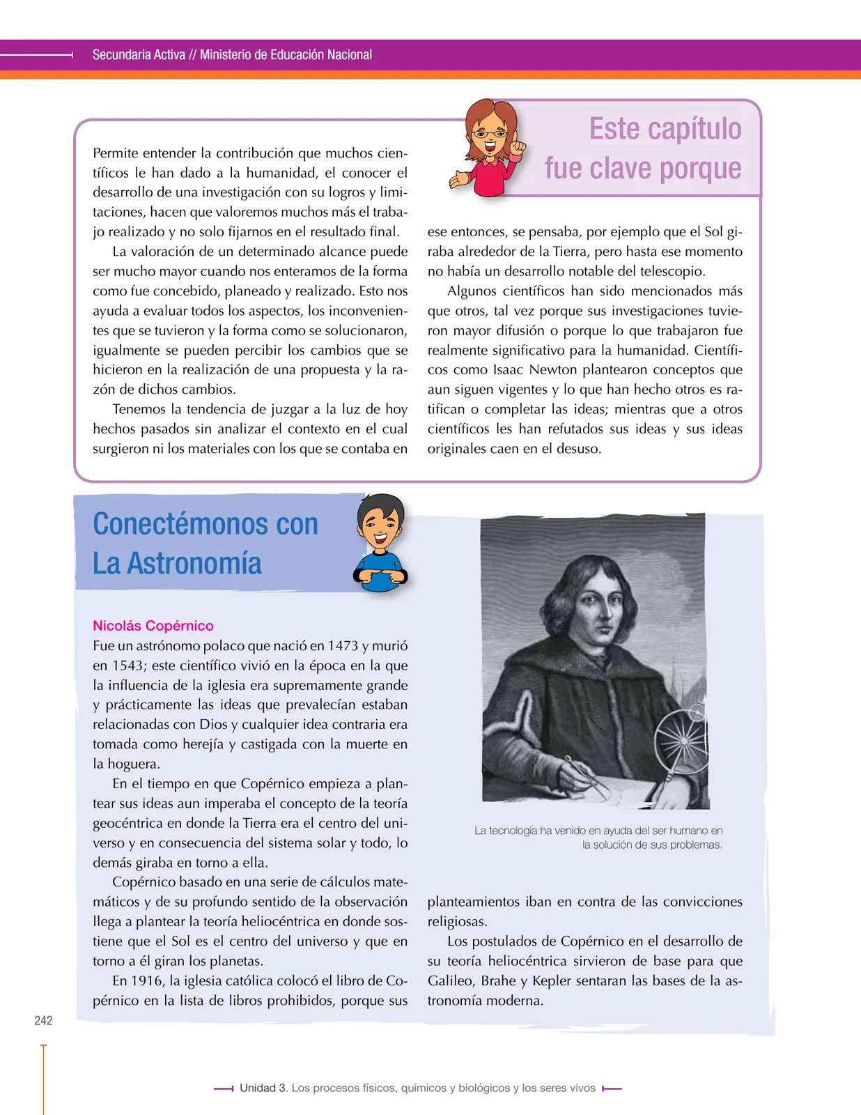 Página 242 de Ciencias Naturales 8° · Secundaria Activa