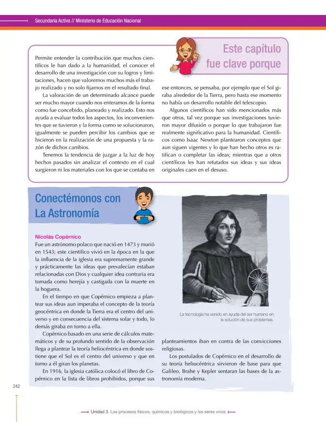 Página 242 de Ciencias Naturales 8° · Secundaria Activa