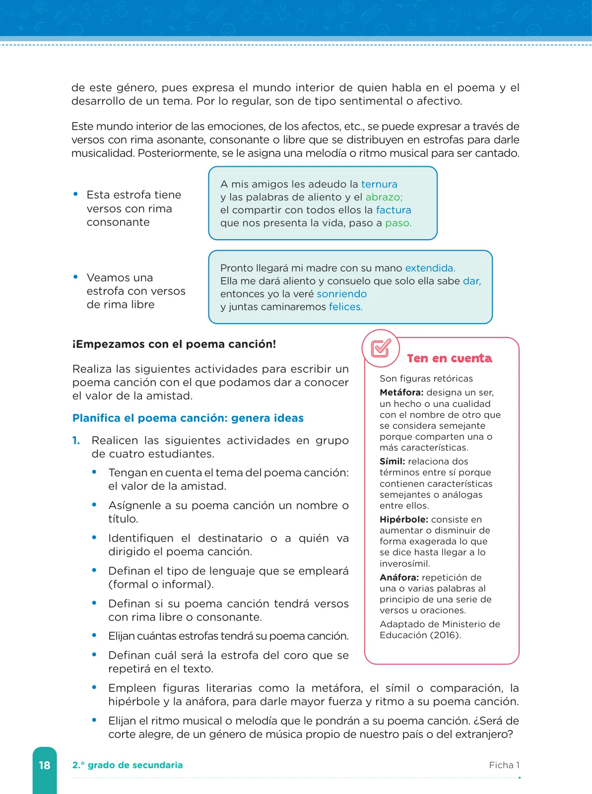 Miniatura página 20 de Fichas de aprendizaje de Comunicación 2 · 2024